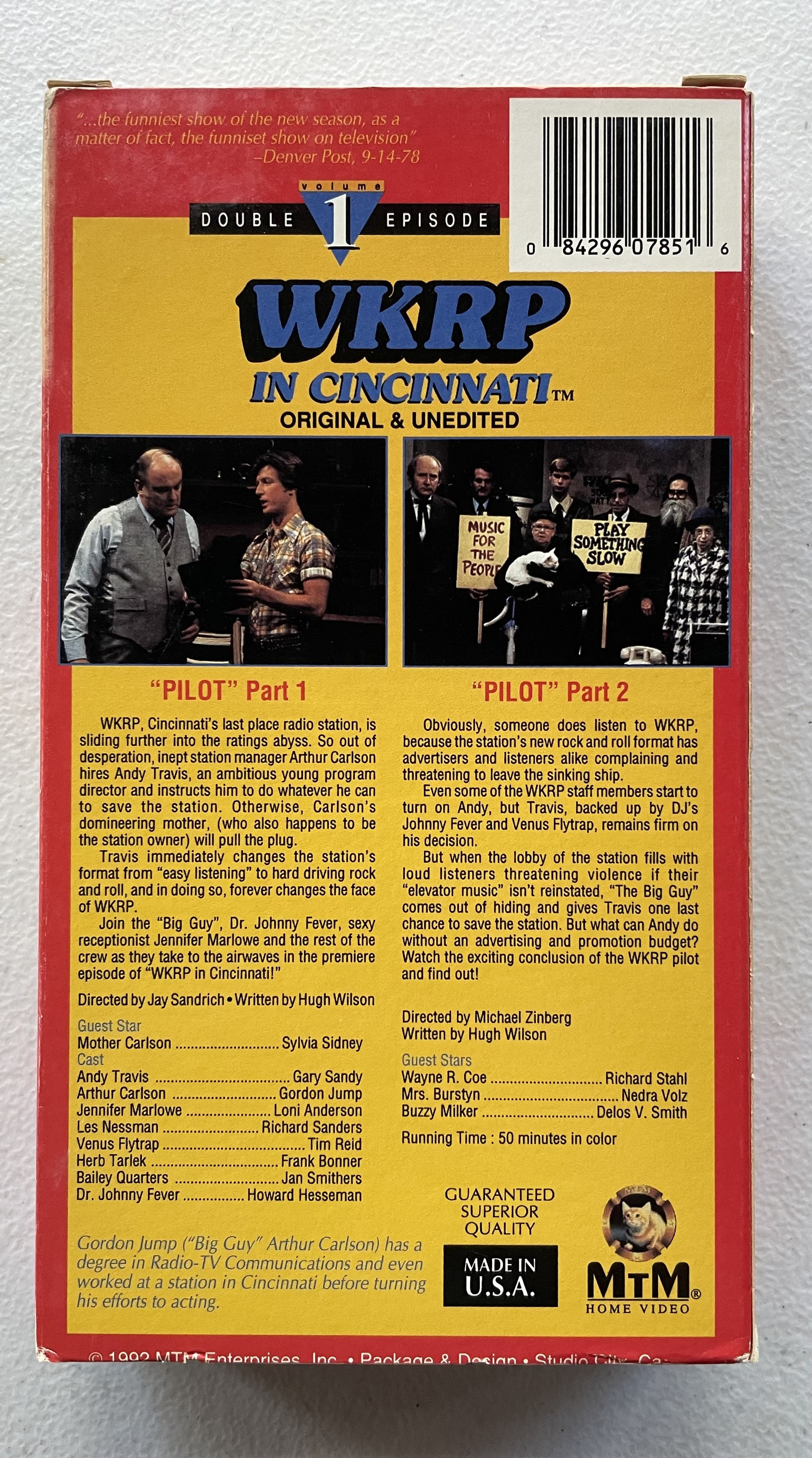 WKRP In Cincinnati - Pilot Episode VHS - Fully Tested! | eBay 