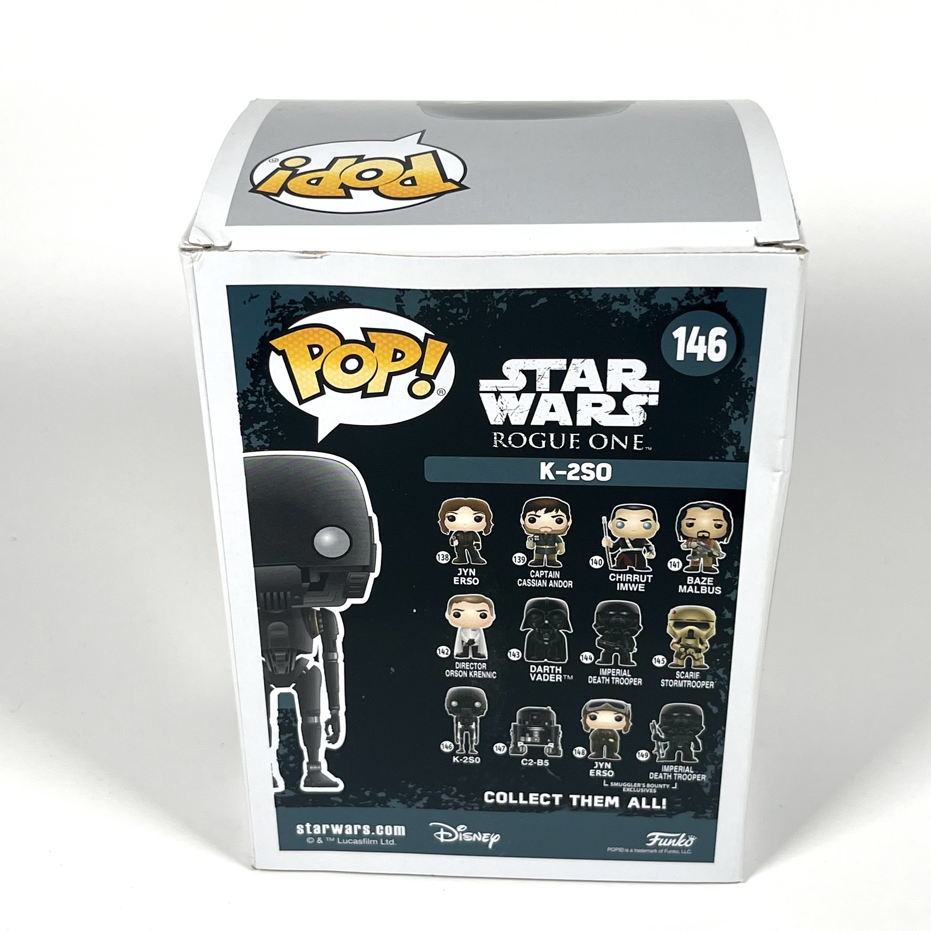 Funko Pop! Star Wars: Rogue One - K-2SO #146 New! With